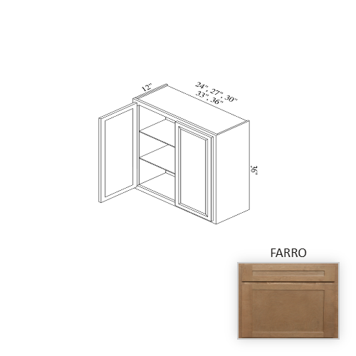 W3336 Wood Farro Wall Cabinet Farro 1
