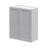 Mallorca Dolphin Gray Wood Wall Cabinet 1