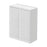 Shady White Wood Wall Cabinet 1