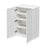 Shady White Wood Wall Cabinet 2