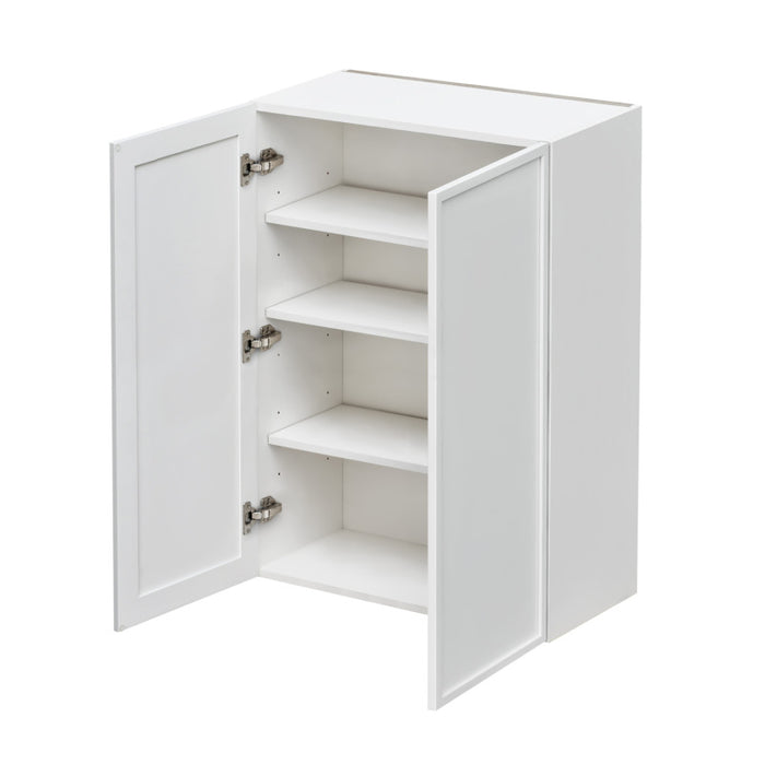 Shady White Wood Wall Cabinet 2