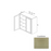 W3342 Wood Castleton Wall Cabinet Castleton 1