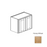 Framed Shaker Deluxe Wood Honey Wheat Wall Cabinet Natural clear coat 1