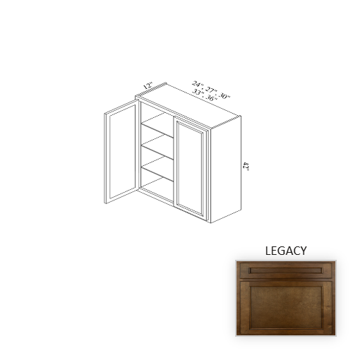 W3342 Wood Legacy Wall Cabinet Legacy 1