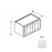 Framed Shaker Premium Wood Micro White Shaker Wall Cabinet Natural clear coat 1