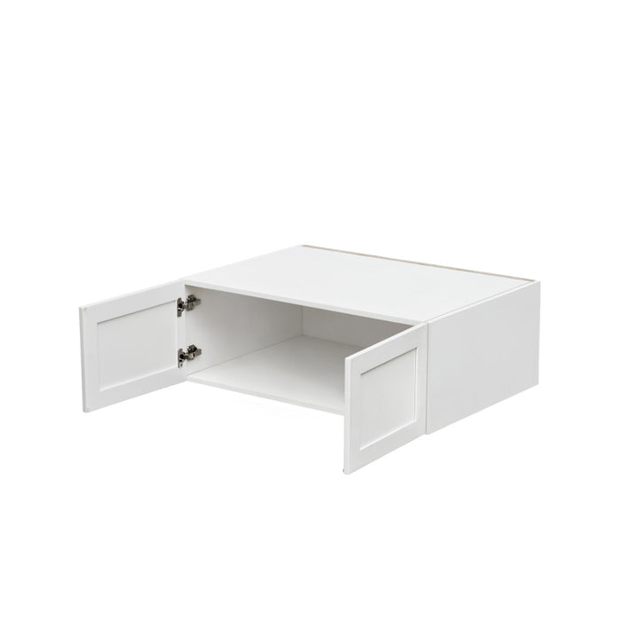 Mallorca White Wood Wall Bridge Cabinet 2