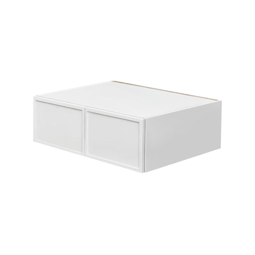 Shady White Wood Wall Bridge Cabinet 1