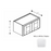 Framed Shaker Premium Wood Micro White Shaker Wall Cabinet Natural clear coat 1