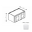 Framed Shaker Premium Wood White Shaker Wall Cabinet Natural clear coat 1