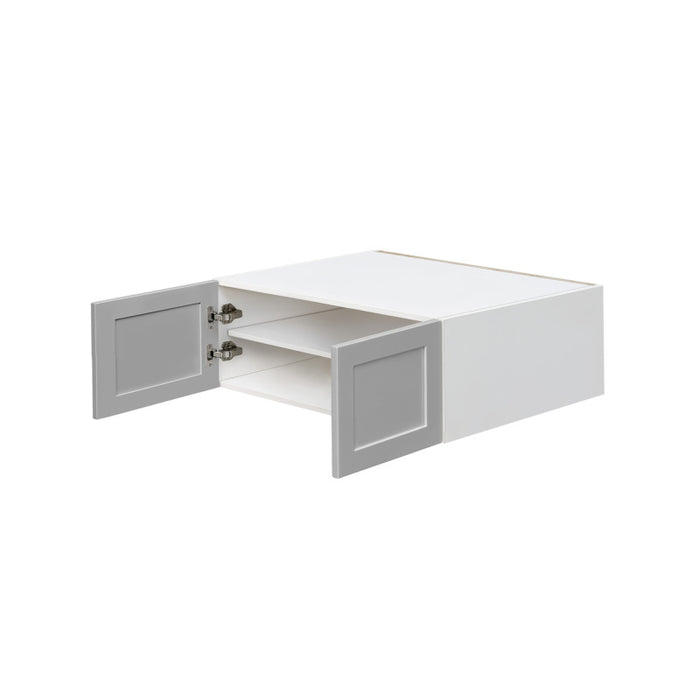 Mallorca Dolphin Gray Wood Wall Bridge Cabinet 2