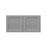 Mallorca Dolphin Gray Wood Wall Bridge Cabinet 3
