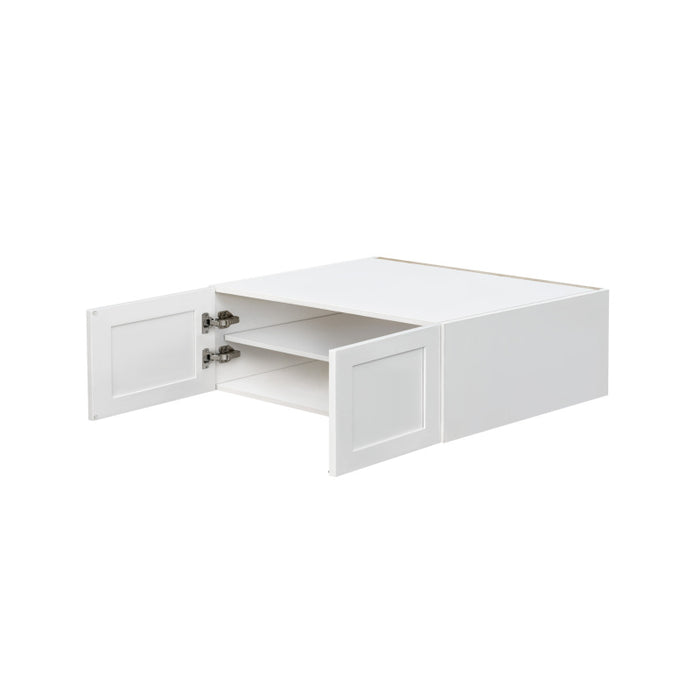 Mallorca White Wood Wall Bridge Cabinet 2