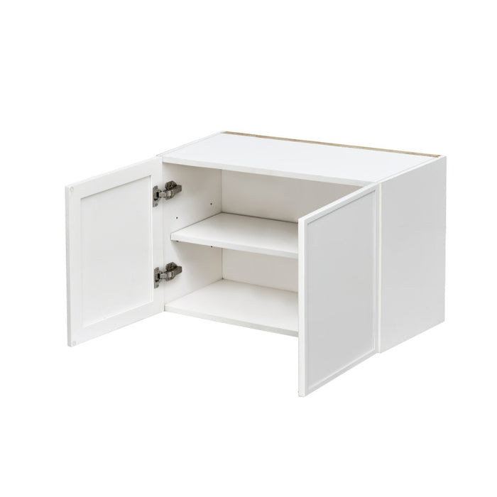 Shady White Wood Wall Cabinet 2