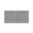 Mallorca Dolphin Gray Wood Wall Bridge Cabinet 3