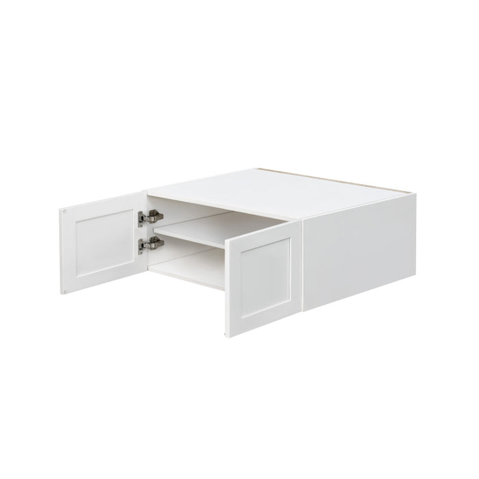 Mallorca White Wood Wall Bridge Cabinet 2