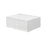 Shady White Wood Wall Bridge Cabinet 1