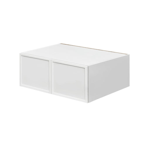 Shady White Wood Wall Bridge Cabinet 1