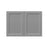 Mallorca Dolphin Gray Wood Wall Cabinet 3