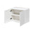 Shady White Wood Wall Cabinet 2