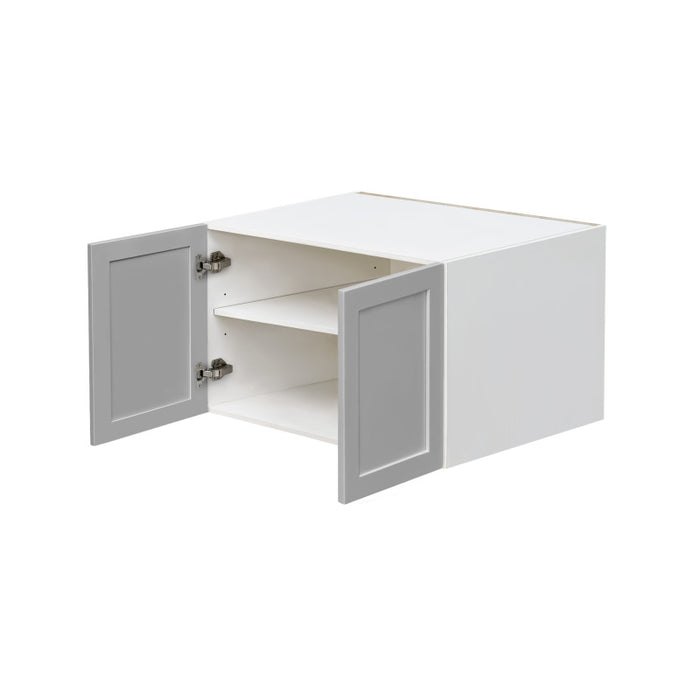 Mallorca Dolphin Gray Wood Wall Bridge Cabinet 2