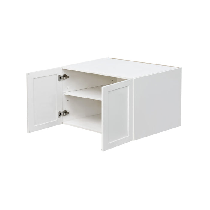Mallorca White Wood Wall Bridge Cabinet 2