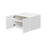 Shady White Wood Wall Bridge Cabinet 2
