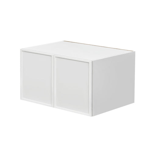 Shady White Wood Wall Bridge Cabinet 1