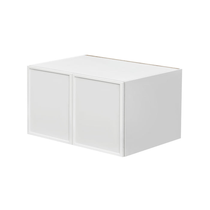 Shady White Wood Wall Bridge Cabinet 1