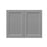 Mallorca Dolphin Gray Wood Wall Cabinet 3