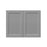 Mallorca Dolphin Gray Wood Wall Bridge Cabinet 3