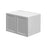 Mallorca Dolphin Gray Wood Wall Bridge Cabinet 1