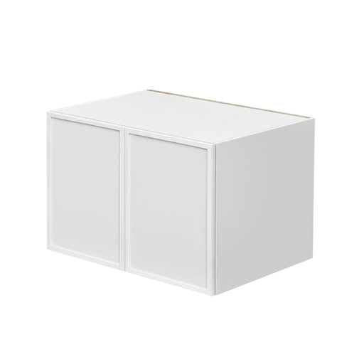 Shady White Wood Wall Bridge Cabinet 1