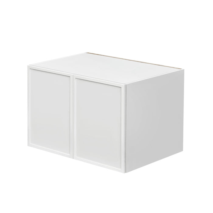 Shady White Wood Wall Bridge Cabinet 1