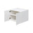 Shady White Wood Wall Bridge Cabinet 2