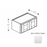 Framed Shaker Premium Wood Micro White Shaker Wall Cabinet Natural clear coat 1