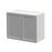 Mallorca Dolphin Gray Wood Wall Cabinet 1