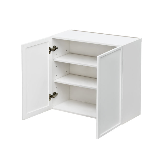Shady White Wood Wall Cabinet 2