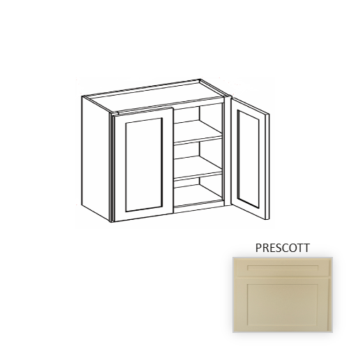 W3630 Wood Prescott Wall Cabinet Prescott 1