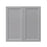 Mallorca Dolphin Gray Wood Wall Cabinet 3