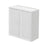 Shady White Wood Wall Cabinet 1