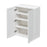 Shady White Wood Wall Cabinet 2