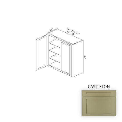 W3642 Wood Castleton Wall Cabinet Castleton 1