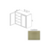 W3642 Wood Castleton Wall Cabinet Castleton 1