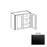W3930 Wood Raven Wall Cabinet Raven 1