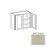 W3930 Wood White Shaker Wall Cabinet White Shaker 1