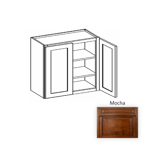 W4230 Wood Mocha Wall Cabinet Mocha 1