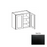 W4230 Wood Raven Wall Cabinet Raven 1