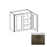 W4230 Wood Storm Gray Shaker Wall Cabinet Storm Gray Shaker 1