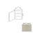 WA1230 Wood White Shaker Wall Corner White Shaker 1