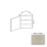 WA1230 Wood White Shaker Wall Corner White Shaker 1